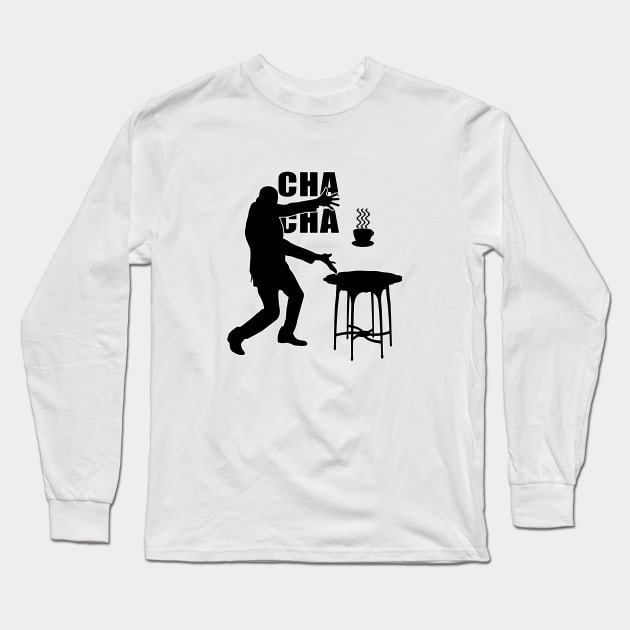 Magicians floating cup of tea magic trick cha cha Long Sleeve T-Shirt by ownedandloved